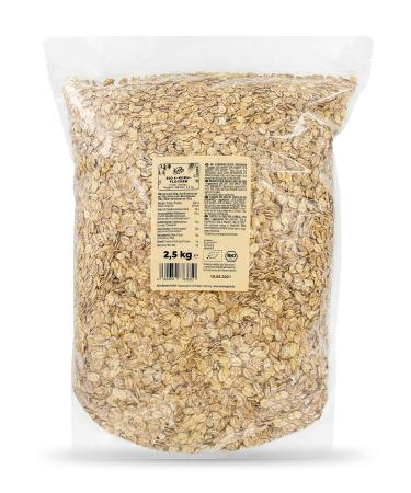 KoRo - Flocons aux 4 c r ales compl tes bio - Vari t parfaite pour votre muesli Avec de l'orge de l'avoine du seigle et du bl - teneur lev e en fibres - source de prot ines