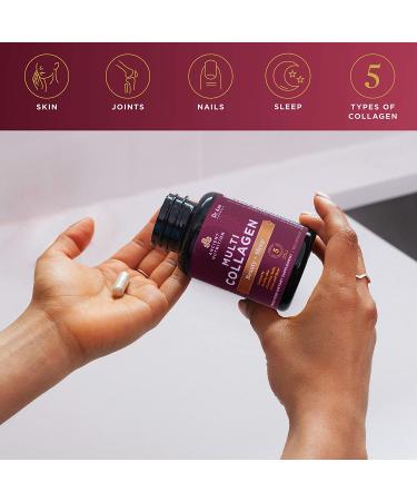 Dr. Axe Multi Collagen Beauty + Sleep - 90 Capsules for Radiant Skin - Buy Online on GoSupps.com