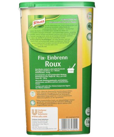Buy Knorr Fix Roux 2-Pack (2 x 1kg) - Best Light Binding & Rebinding Sauce for Cooking | International Shipping - Buy Online on GoSupps.com