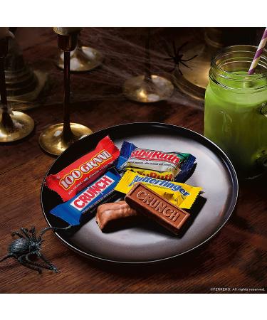 140 Count  Butterfinger  CRUNCH  Baby Ruth and 100 Grand  Assorted Mini Size Chocolate Candy Bars  Great for Halloween Candy  55.7 oz - Buy Online on GoSupps.com