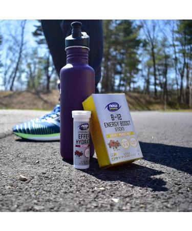 NOW Sports Nutrition Effervescent Effer-Hydrate Electrolyte Supplement Recovery* Mixed Berry 10 Tablets (Pack of 2) Mixed berry 10 Count (Pack of 2) - Buy Online on GoSupps.com