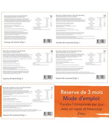 Now Foods Iron Complex (Iron Complex) 27mg 100 Vegan Tablets Lab Tested Iron Vitamins Gluten Free Soy Free Vegetaria - Buy Online on GoSupps.com