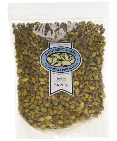 Fiddyment Farms 2lb Unsalted Pistachio Kernels Unsalted 2 Pound (Pack of 1)