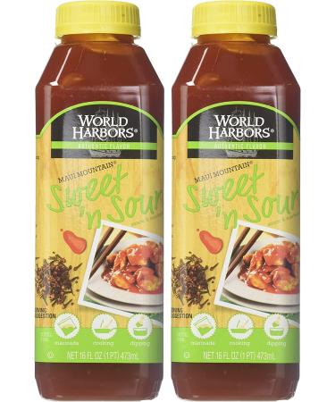 World Harbors Hawaiian Style Sauce 16 Fl Oz - Pack of 2 | Authentic Flavor - Buy Online on GoSupps.com