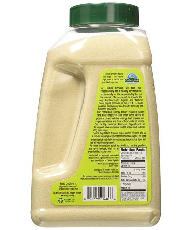 Florida Crystals Natural Cane Sugar 48oz (Pack of 3) - 3lbs total - Buy Online on GoSupps.com