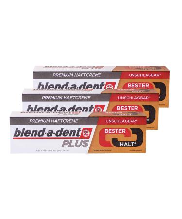 3 x 40g blend-a-dent PLUS Premium Adhesive Cream - Tasteless - Duokraft - Buy Online on GoSupps.com