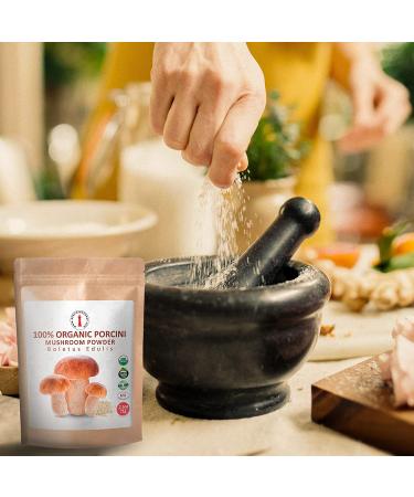Organic Dried Porcini Mushroom Powder - 2.5 oz | USDA Certified, Kosher, Vegan, Vegetarian | Non-GMO & Gluten Free - Buy Online on GoSupps.com