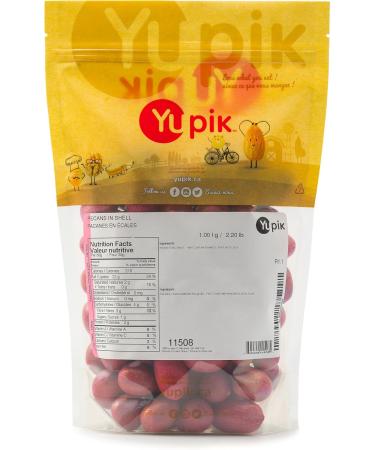 Yupik Pecans In Shell 1 kg 6 Count Gluten-Free Vegan Raw Nuts with Shell Whole & Natural Unroasted Unsalted Source of Fiber Healthy Snack Once Shelled Pecans 6 kg - Buy Online on GoSupps.com