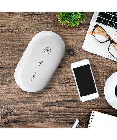 Portable UV Light Sanitizer Box for Smartphone, Keys, Cards, Toothbrush, Makeup & Jewelry - Fast Charge, Aromatherapy - Cell Phone Cleaner - Buy Online on GoSupps.com