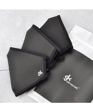 GK Sports Face Masks for Men Face Masks for Sports Black Face Masks Reusable Black Cloth Face Masks for Women Copper Infused Breathable ELEX Washable Stretchable for Running and Workout (3 Pack) - Buy Online on GoSupps.com
