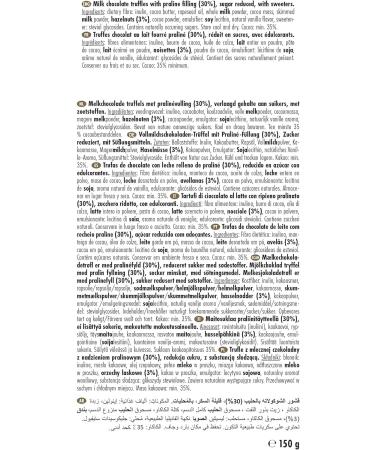 SWEET-SWITCH - 8 x 150g - Artisanal Belgian Truffles - Truffles - Chocolate - Sweets - Gluten Free - Sugar Free - Buy Online on GoSupps.com