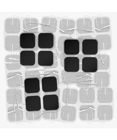 DONECO TENS Unit Pads 2"X2" 48 Pcs Replacement Pads Electrode Patches for Electrotherapy