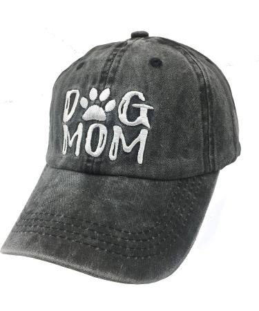 Waldeal Women's Embroidered Washed Baseball Cap - Adjustable Dog Mom Dad Hat One Size Fits All Black - Shop Now! - Buy Online on GoSupps.com