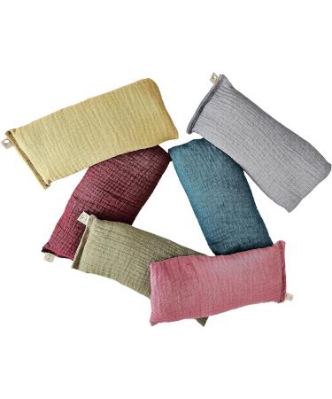 Peacegoods Unscented Eye Pillows (Pack of 6) for Yoga Meditation and Headache Relief - Buy Online on GoSupps.com