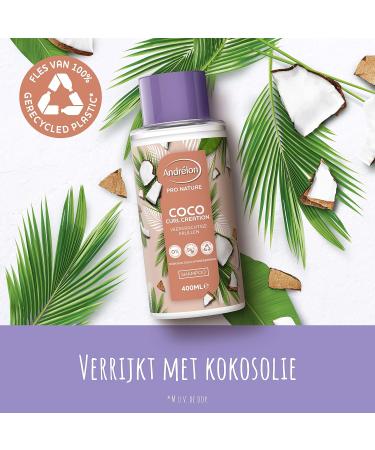 Unilever Benelux Andr lon Pro Nature Coco Curl Creation Shampoo for bouncy natural curls 400 ml - Buy Online on GoSupps.com