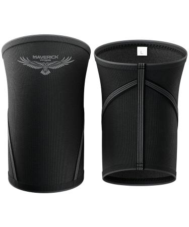 7mm Knee Sleeves for Bodybuilding & Weightlifting - Injury Prevention & Compression (X-Large 1 Pair - Buy Online on GoSupps.com