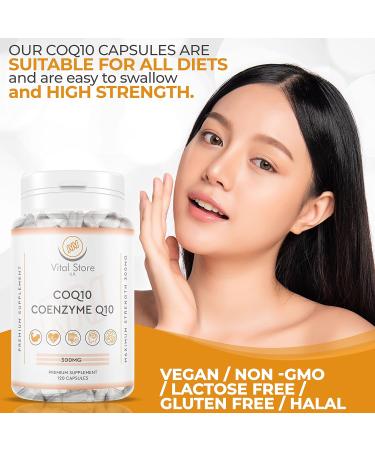 CoQ10 300mg - 120 Vegan Capsules | High Strength CoEnzyme Q10 Supplement | UK Made - Buy Online on GoSupps.com