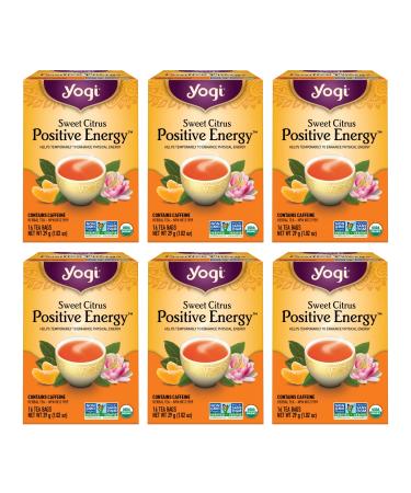 Yogi Tea - Sweet Citrus Positive Energy (6 Pack) - 96 Tea Bags