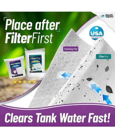 Polishing Filter Pad - Cut to Fit 24x36 - Superior Aquarium Media for Freshwater/Saltwater Tanks - 100 Micron - Made in USA - Buy Online on GoSupps.com