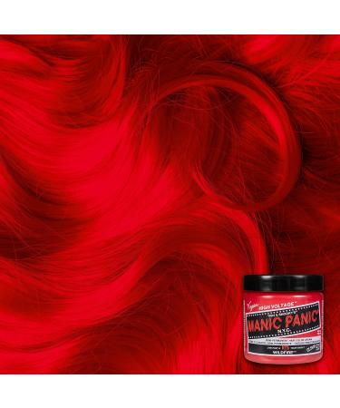Manic Panic Wildfire Classic Creme - Vegan Cruelty-Free Red Semi-Permanent Hair Dye (3 x 118ml) - International Shipping Available - Buy Online on GoSupps.com