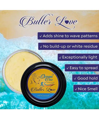 Ocean View Deep Waves Pomade: Natural 360 Wave Grease for Men - Shea Butter, Beeswax, Moisture Control, Silky Shine - 4 oz - Buy Online on GoSupps.com