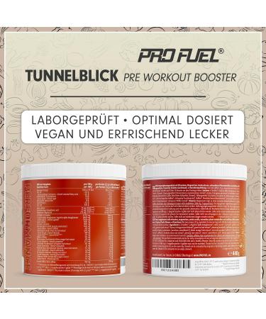 Pre-Workout Booster Tropical Fruits 440g - Vegan Training Booster with Citrulline Arginine Taurine Caffeine | 20 Portions of Delicious Energy - Buy Online on GoSupps.com