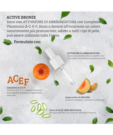 Tanning Activator Face Serum with A-C-E-F Vitamin Complex - 30 ml gives the complexion a naturally more pronounced coloring - Buy Online on GoSupps.com