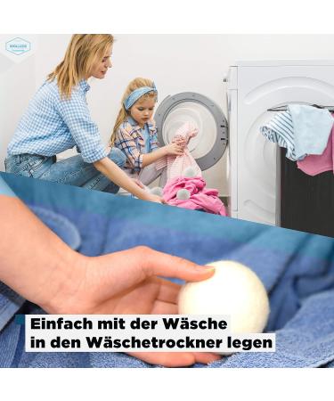 Home DEPT 100% Sheep Wool Dryer Balls | Faster Drying & Softer Laundry | Eco-Friendly Laundry Solution - Buy Online on GoSupps.com