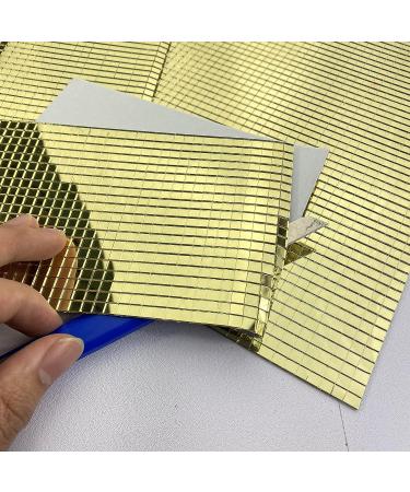 7200Pcs Self-Adhesive Gold Mirror Mosaic Tiles - Craft DIY Square Glass Tiles - 15 Sheets - Buy Online on GoSupps.com