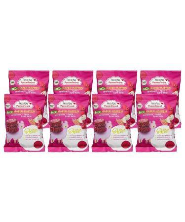 Buy FruchtBar Pausenfreund Organic Oat Snacks - Sugar-Free Raspberry Apple Beetroot for Kids (8x80g) | Healthy Snack for Children 3+ - Buy Online on GoSupps.com
