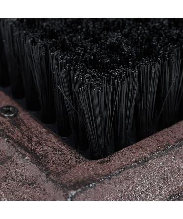 Relaxdays Cast Iron Shoe Brush Hard Bristles Antique Outdoor Boot Scraper Hedgehog Design Coir Brown/Bronze/Copper 17.5 x 24 x 14cm Brown / Bronze / Copper - Buy Online on GoSupps.com