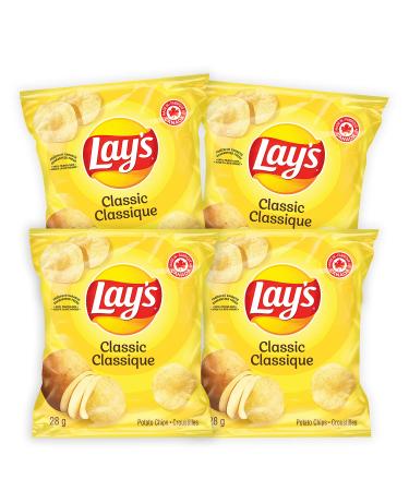 LAY'S Class Potato Chip 28g (Pack of 35) Classic 28 g (Pack of 35)