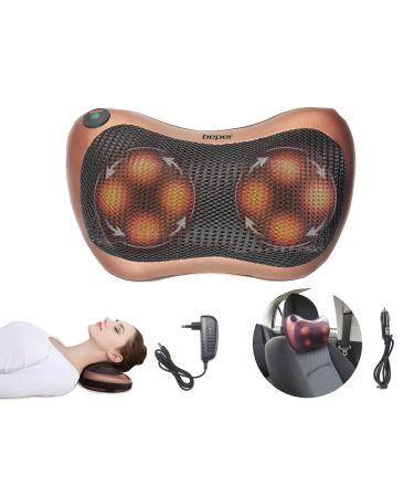 Beper 40.501-massage pillow adapter for the car included 4 massage nodes rotation of the time and counterclockwise input/off button promotes blood circulation and muscle relaxation.