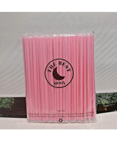 The best MOON 100pcs Heart Shaped Pink Straws Disposable Drinking Cute Straw Individually Wrapped Pink Plastic Straw Valentines day Cocktail Birthday Party Bridal Shower Wedding Supplies Pink 100 - Buy Online on GoSupps.com
