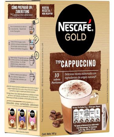 NESCAF Gold Typ Cappuccino - Sticks (6 x 10 x 14g) - Buy Online on GoSupps.com