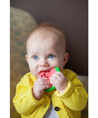 Buy Dr Brown's Natural Flow Coolees Teething Ring - Watermelon Design | International Shipping - Buy Online on GoSupps.com