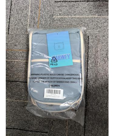 Large Greyish Blue Travel Hanging Toiletry Organizer for Women - Makeup & Cosmetic Bag - Buy Online on GoSupps.com