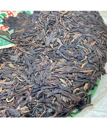 Pu-erh tea 2006 Custom Tea 8021 Brown Mountain 8021 Ancient Tree Round Tea 380g Raw - Buy Online on GoSupps.com
