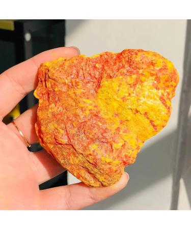 Natural Crystal Rough Beautiful Natural Orpiment Arsenic Sulfide Crystal Specimen (Color : 240-280g) - Buy Online on GoSupps.com