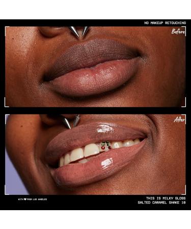 NYX Salted Caramel Shake Milky Gloss Lip Gloss - 12 Hour Hydration Vegan Formula - Buy Online on GoSupps.com