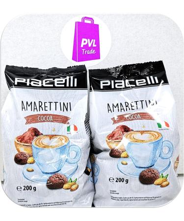 Pack of 2 Italian Amaretti Biscuits with Cocoa (2 x 200g) - Buy Online on GoSupps.com