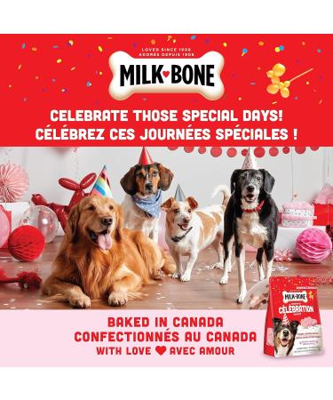 Milk-Bone Celebration Biscuits Treats for Dogs Pupcake Flavoured Biscuits Pack of 4 x 300g - Buy Online on GoSupps.com