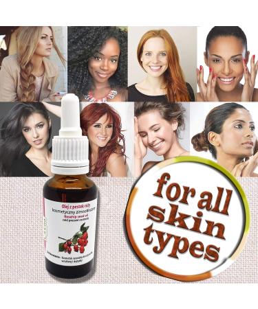 Ol Vita: Rosehip Seed Oil Virgin Cold Pressed - 100% Pure Natural Moisturiser for flawless skin 30 ml - Buy Online on GoSupps.com