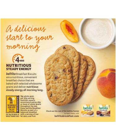 belVita Cranberry Orange Breakfast Biscuits - 5 Packs (4 Biscuits Per Pack) - Buy Online on GoSupps.com