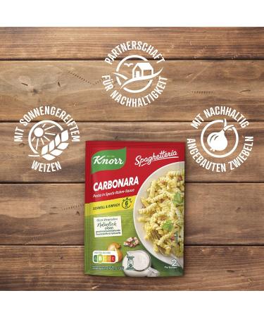 Knorr Spaghetteria Pasta Ready Meal Carbonara - Delicious 155g Pasta Dish | 9 Pieces | International Shipping - Buy Online on GoSupps.com
