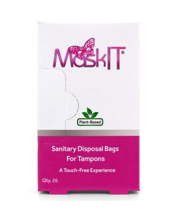 MaskIT Disposal Bags for Tampons Feminine Hygiene Disposal Bags
