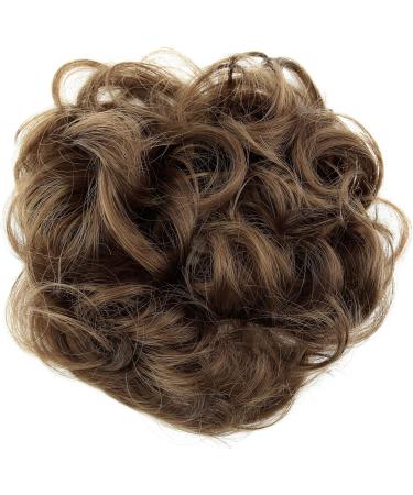 CAISHA Messy Scrunchie Bun Hairpiece Medium Brown G7A - Heat-Resistant Synthetic Fibres - Buy Online on GoSupps.com