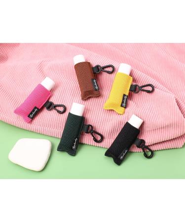 COOKOOKY Chapstick Holder Keychain Cute Minimalist Design Lip Balm Keychain Holder Yellow Large - Buy Online on GoSupps.com