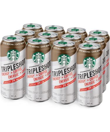 Starbucks Triple Shot Caf Mocha 444 mL Cans 12 Pack - Buy Online on GoSupps.com