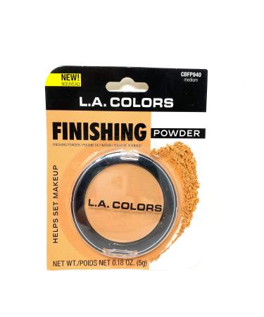 L.A.Colors Finishing Powder Helps Set Makeup CBFP940 Medium